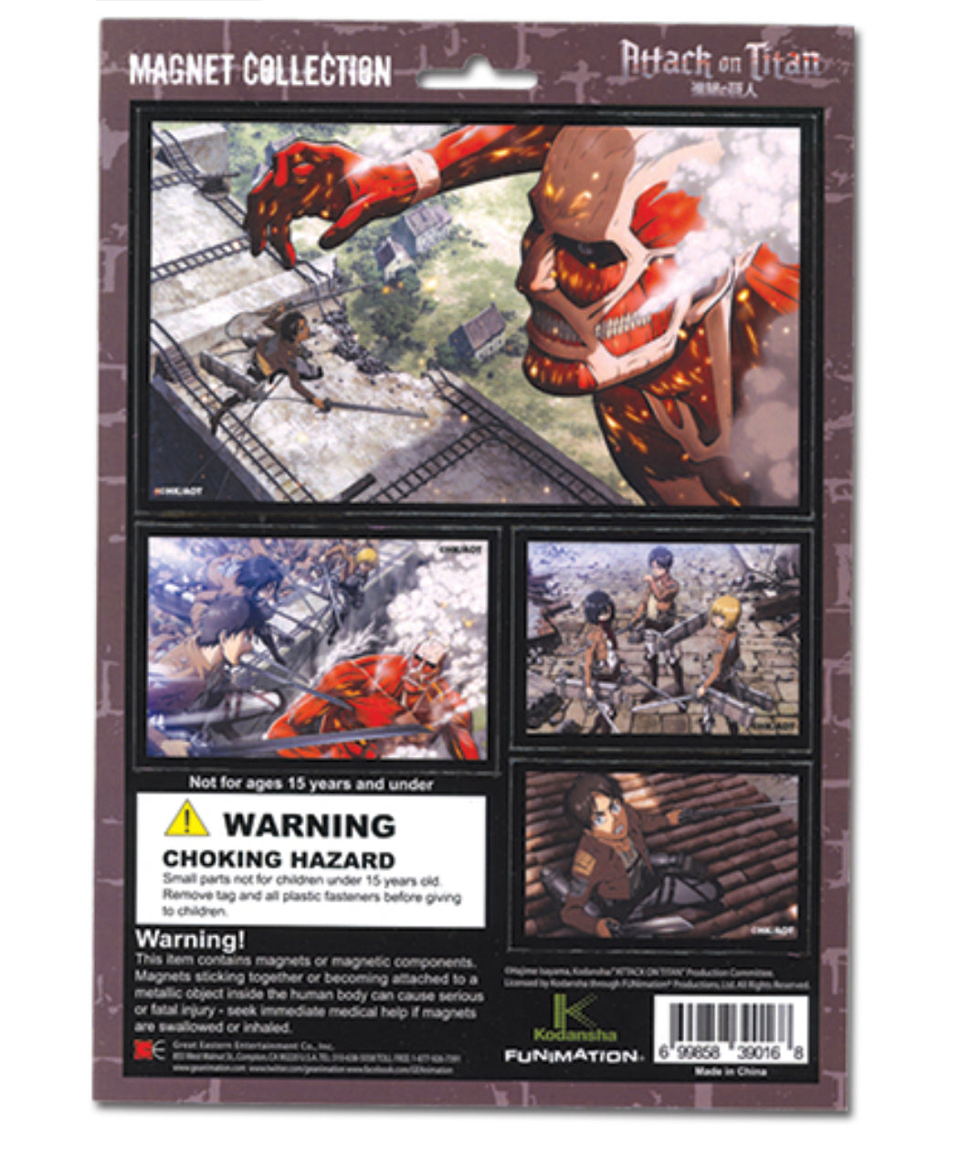 Attack on Titan Magnet Collection - Otaku Haven LLC