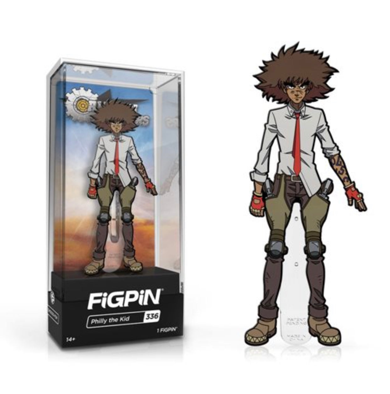 Cannon Busters Philly the Kid FiGPin Enamel Pin! - Otaku Haven LLC