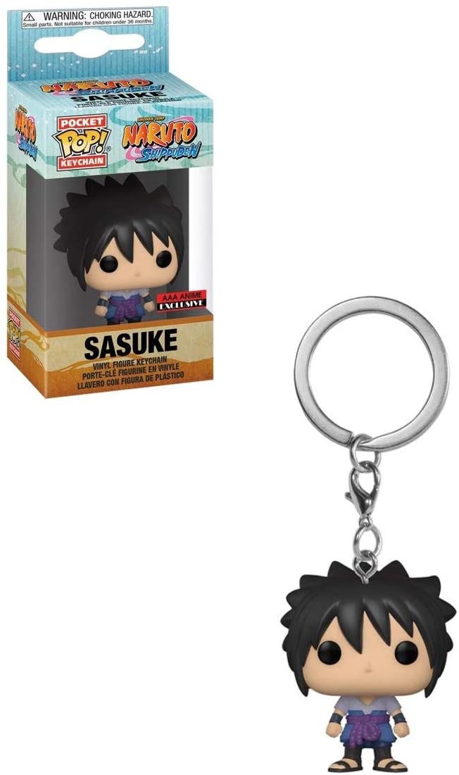 Naruto Shippuden Sasuke Uchiha Pocket Pop! Vinyl Figure Key Chain - AAA Anime Exclusive - Otaku Haven LLC