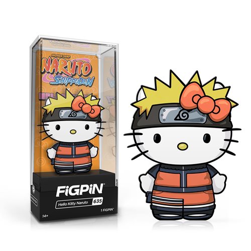 Naruto x Hello Kitty Naruto Hello Kitty FiGPiN Classic Enamel Pin - Otaku Haven LLC
